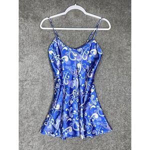 Isabel Intimates Abstract Mini Slip Chemise Babydoll Nightgown Womens‎ Sz Medium